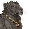 Amethyst Heart (Gold): Dorsal Fur
